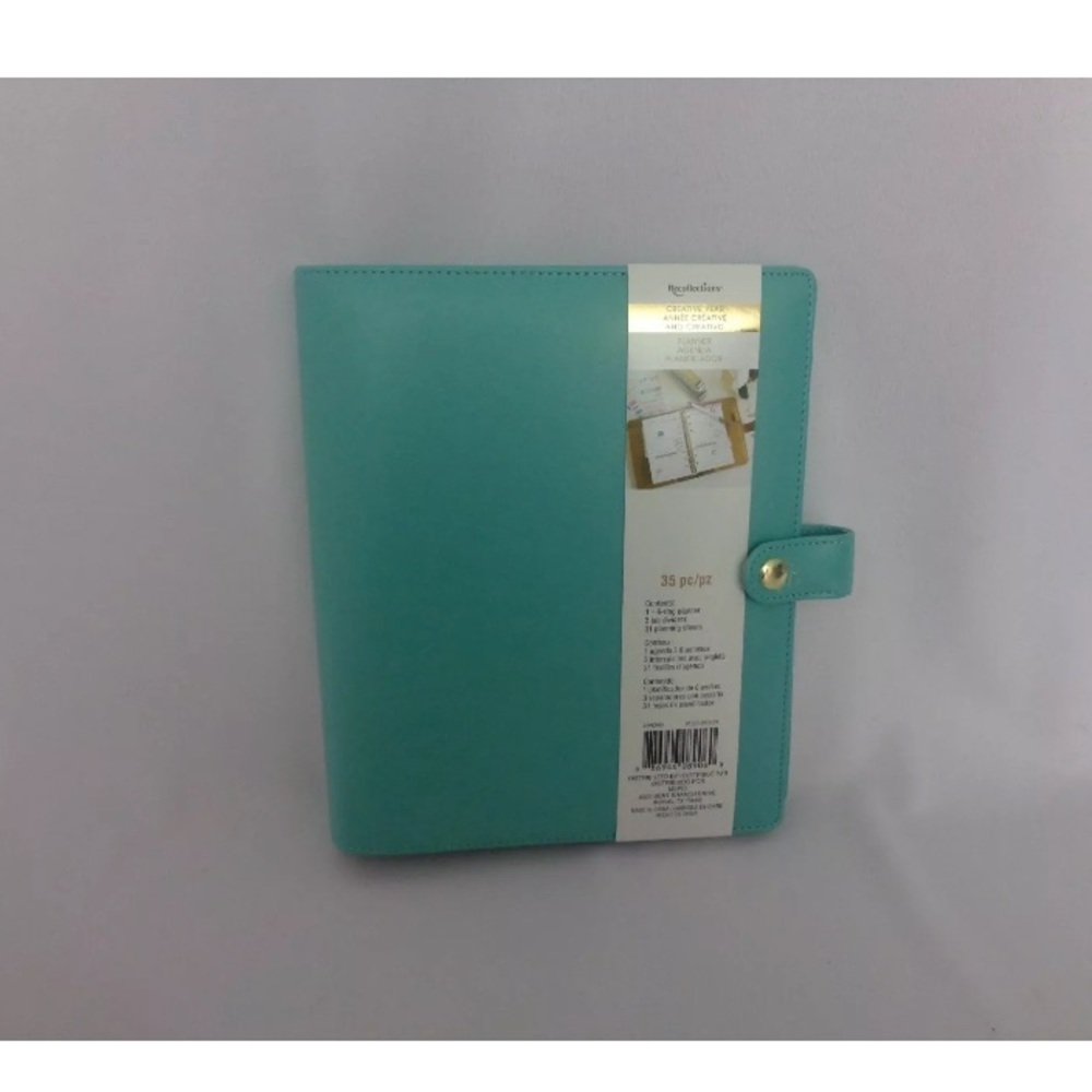 Teal Agenda Binder